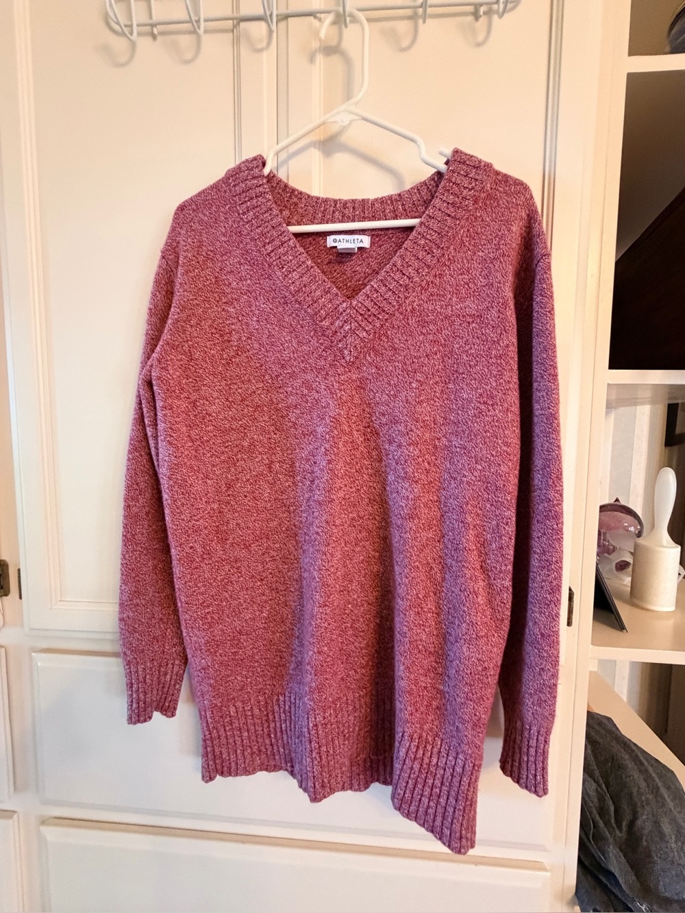 Athleta small red sweater women’s